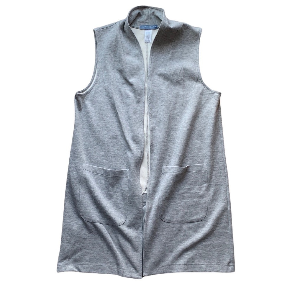 Nordstrom | Nordstrom Signature weekend grey long heavy cotton vest